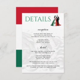 Cartão De Informações Casal Mexicano