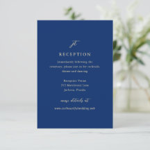 Casamento Clássico em Azul Marinho e Creme