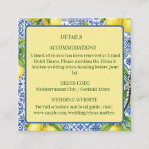 Casamento com Azulejo Siciliano e Limão
