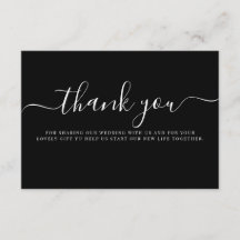 Casamento com Tipografia Branca Negra Moderna Obri