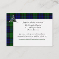 Casamento da Xadrez Tartan Black Watch