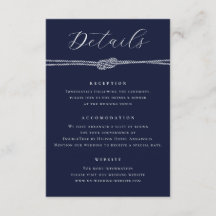 Casamento de Detalhes Elegantes Azuis do Marinho d