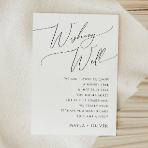 Cartão De Informações Casamento De Esquadrão Minimalista Whimsical Desej
