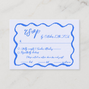 Cartão De Informações Casamento de RSVP RScribble Scribble Scribble da M
