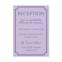 Casamento de Script Lilac Elegante