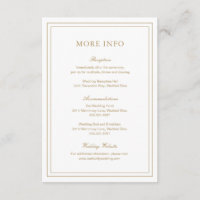 Casamento Elegante Clássico Gertrude Dourado