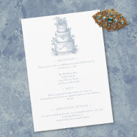Casamento Elegante em Azul Poeirento Toile em Mans