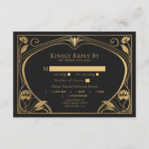 Casamento Elegante Lotus Art Nouveau