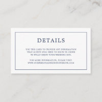 Casamento Elegante Monograma Azul Simples Marinho