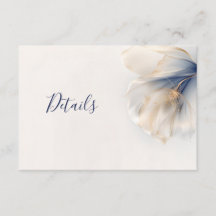 Casamento Flor Sonho Azul Dourado