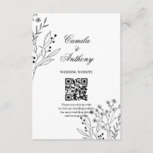 Casamento Floral Boho de Canto Negro e Branco