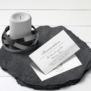 Cartão De Informações Casamento floral da aguarela elegante do branco