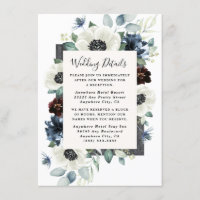 Casamento Floral de Anemone Dusty Thistle Blue Bur