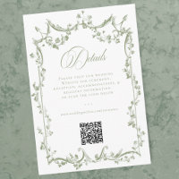 Casamento Floral em Verde Sage Clássico Elegante Q