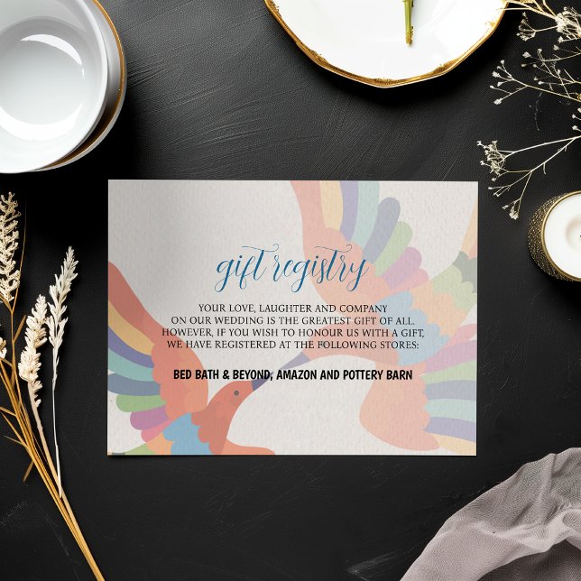 Cartão De Informações Casamento Floral Moderno Boda Mexicano Fiesta Colo (Mexican Fiesta Colorful Floral Modern Boda Wedding Enclosure Card)