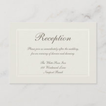 Casamento Formal De Recepção Tradicional Ecru