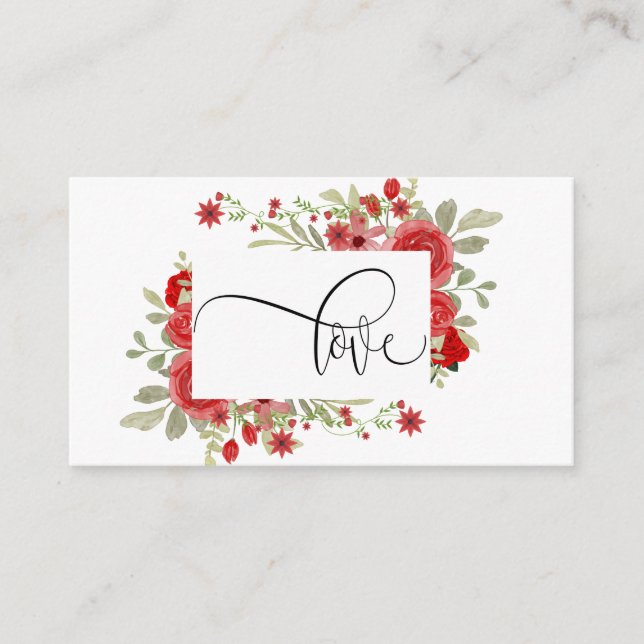 Cartão De Informações Casamento Geométrico Dourado de Blush Vermelho Bur (Frente)