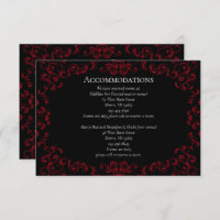 Casamento Gótico Vermelho e Negro