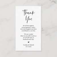 Casamento Obrigado, moderno e simples gabinete de 