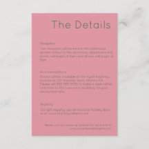 Casamento Rosa e Branco Moderno