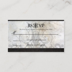 Cartão De Informações Casamento RSVP Card-Celtic Gaelic Knot