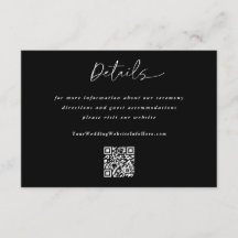 Casamento Simples Código QR Detalhes Caligrafia Mo