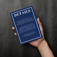 Casamento Simples de Borda Azul-Branca