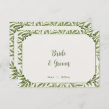 Casamento vintage, Padrão Vitoriano de Folhas Selv