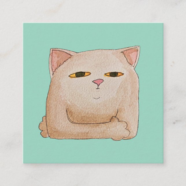 Cartão De Informações Cat Control (Frente)