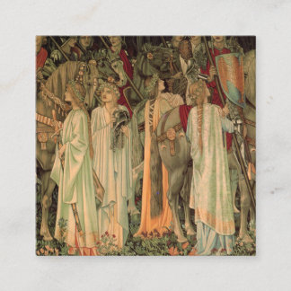 Cartão De Informações Cavaleiros medievais da Mesa redonda