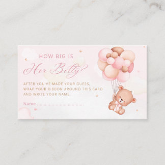 Cartão De Informações chá de bebê