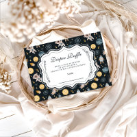 Chá de Bebê Boho Celestial Animal Rifão de Fraldas
