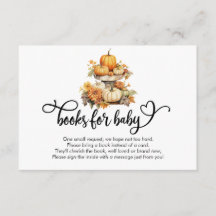 Chá de Bebê de Abóbora de Outono | Livros para Beb