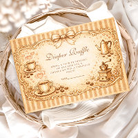Chá de Bebê de Amante de Café Sorteio de Fraldas