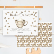 Chá de bebê de café Books para bebê
