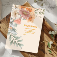 Chá de Bebê de Uma Pequena Flor Silvestre Sorteio