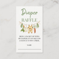 Chá de Bebê Local Diaper Raffle Insert
