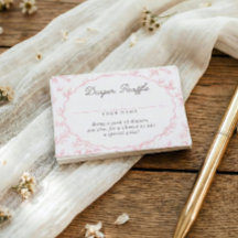 Chá de Bebê Menina Rosa Floral Vintage - Rifas de