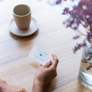 Cartão De Informações Chá de Bebê Queridinhos Sorteio de Fraldas