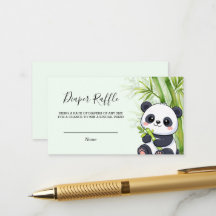 Chá de Bebê Urso Panda Bambu Cueca Sorteio