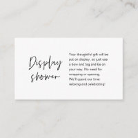 Chá de exibição de casamento, moderno minimalista