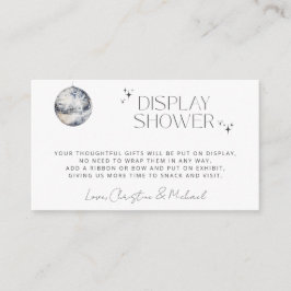 Cartão De Informações Chá de Exibição de Terceiros Retroativo