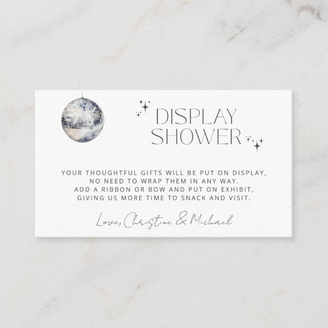 Cartão De Informações Chá de Exibição de Terceiros Retroativo (Frente)