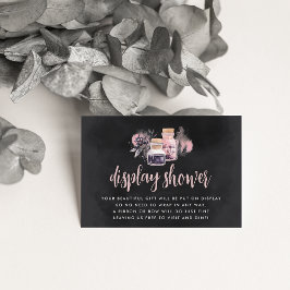 Cartão De Informações Chá de Exibição do Chá de fraldas Halloween