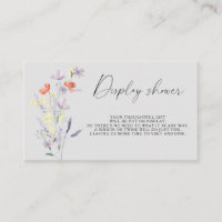 Chá de exibição Floral Boho