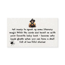 Chá de fraldas da Bruxa de Pedido de Livro