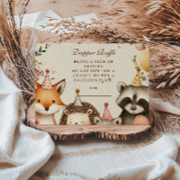 Chá de fraldas de Animais do Partido Woodland