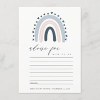 CHÁ DE FRALDAS DE AVISO DE CORAÇÃO AZUL AZUL EM BR