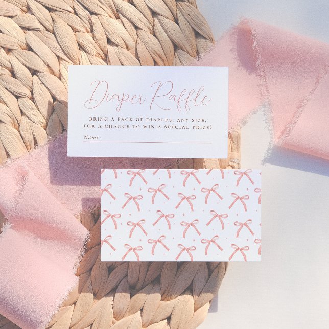 Cartão De Informações Chá de fraldas de Caligrafia com Arco de Aquarela  (Criador carregado)