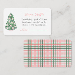 Cartão De Informações Chá de fraldas De Feriados Inteligentes Para Raffl